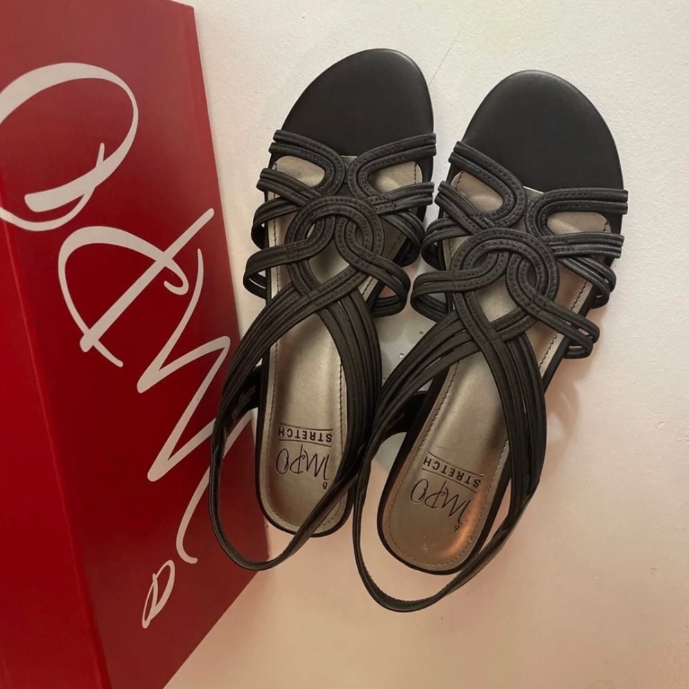Impo black sandals 7.5